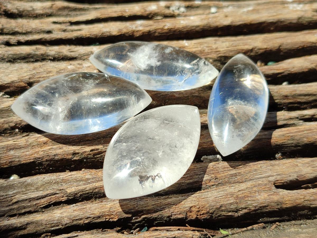 Polished Clear Quartz Crystal, Angel Tears x 20 From Madagascar