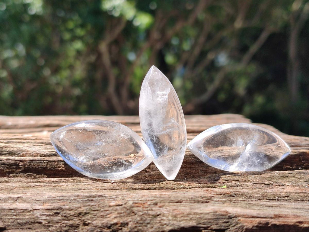 Polished Clear Quartz Crystal, Angel Tears x 20 From Madagascar
