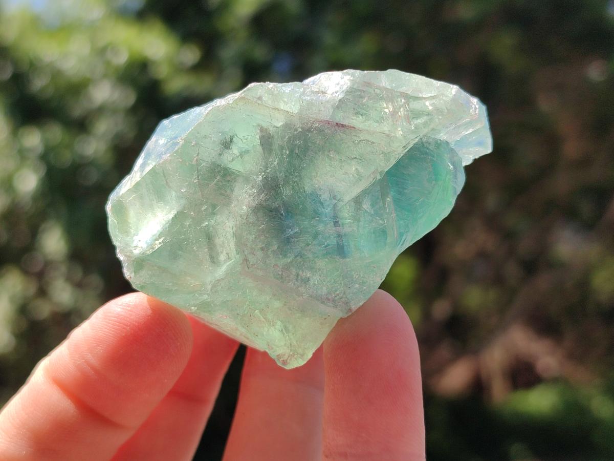 Natural Watermelon Fluorite Cobbed Specimens x 24 From Uis, Namibia