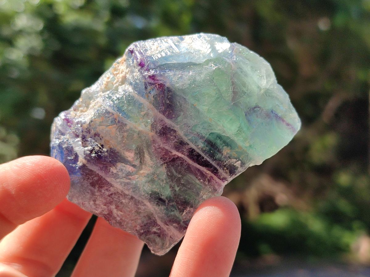 Natural Watermelon Fluorite Cobbed Specimens x 24 From Uis, Namibia
