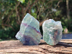 Natural Watermelon Fluorite Cobbed Specimens x 24 From Uis, Namibia