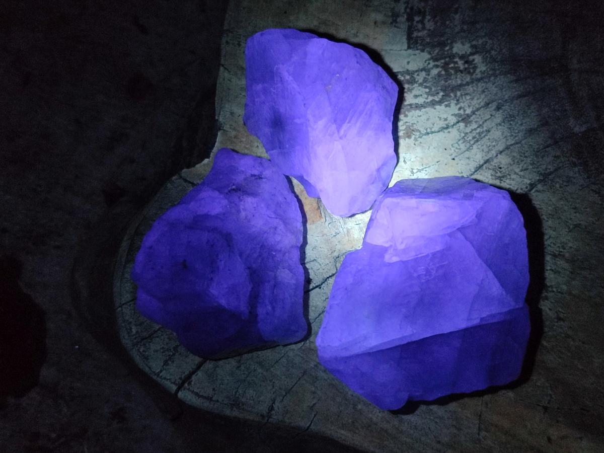 Natural Watermelon Fluorite Cobbed Specimens x 24 From Uis, Namibia