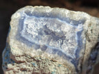 Natural Blue Lace Agate Geode Specimens x 5 From Nsanje, Malawi - Toprock Gemstones and Minerals 