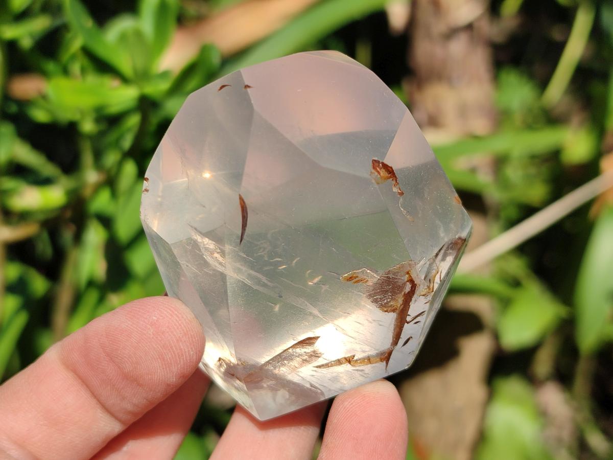 Polished Clear Quartz Crystals x 6 From Madagascar