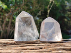 Polished Clear Quartz Crystals x 6 From Madagascar