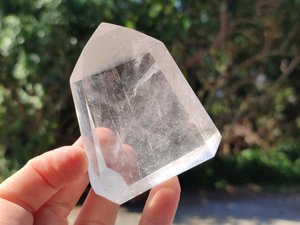 Polished Clear Quartz Crystals x 6 From Madagascar