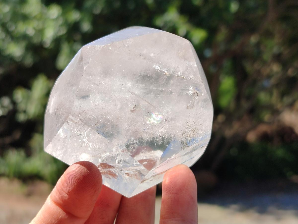 Polished Clear Quartz Crystals x 4 From Madagascar
