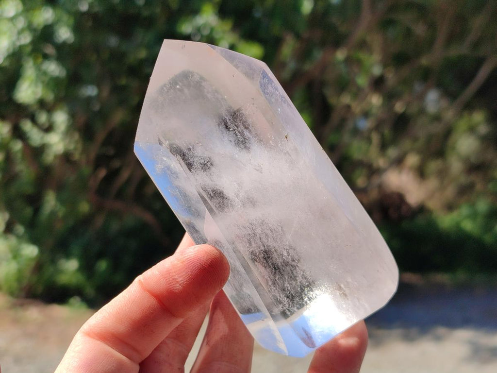 Polished Clear Quartz Crystals x 4 From Madagascar