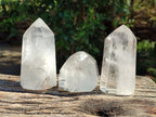 Polished Clear Quartz Crystals x 4 From Madagascar