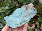 Natural Drusy Coated Chrysocolla On Dolomite Specimens x 5 From Lupoto Mine, Congo - Toprock Gemstones and Minerals 