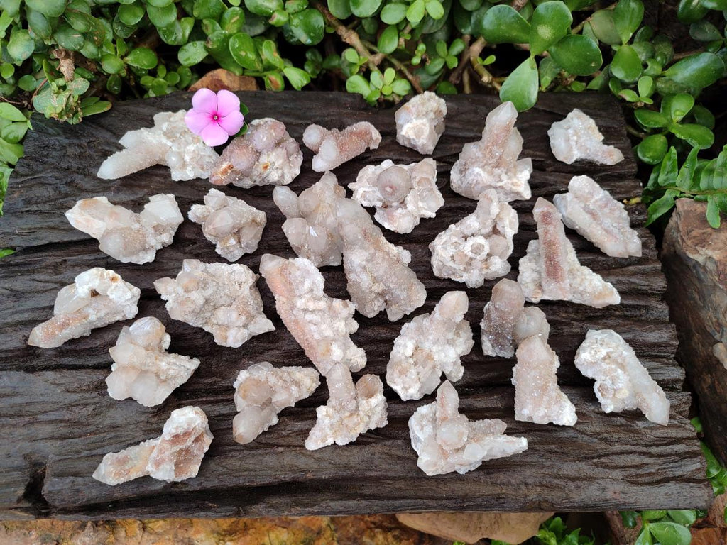 Natural Fairy Limonite Spirit Quartz Crystals x 35 From Boekenhouthoek, South Africa
