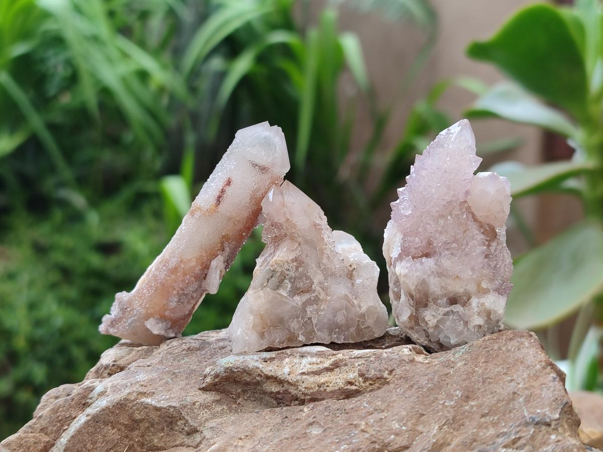 Natural Fairy Limonite Spirit Quartz Crystals x 35 From Boekenhouthoek, South Africa