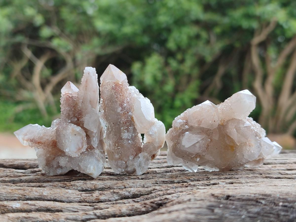 Natural Fairy Limonite Spirit Quartz Crystals x 35 From Boekenhouthoek, South Africa
