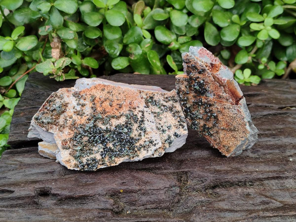 Natural Libethenite Crystals On Dolomite Matrix Specimens x 6 From Shituru, Congo - Toprock Gemstones and Minerals 