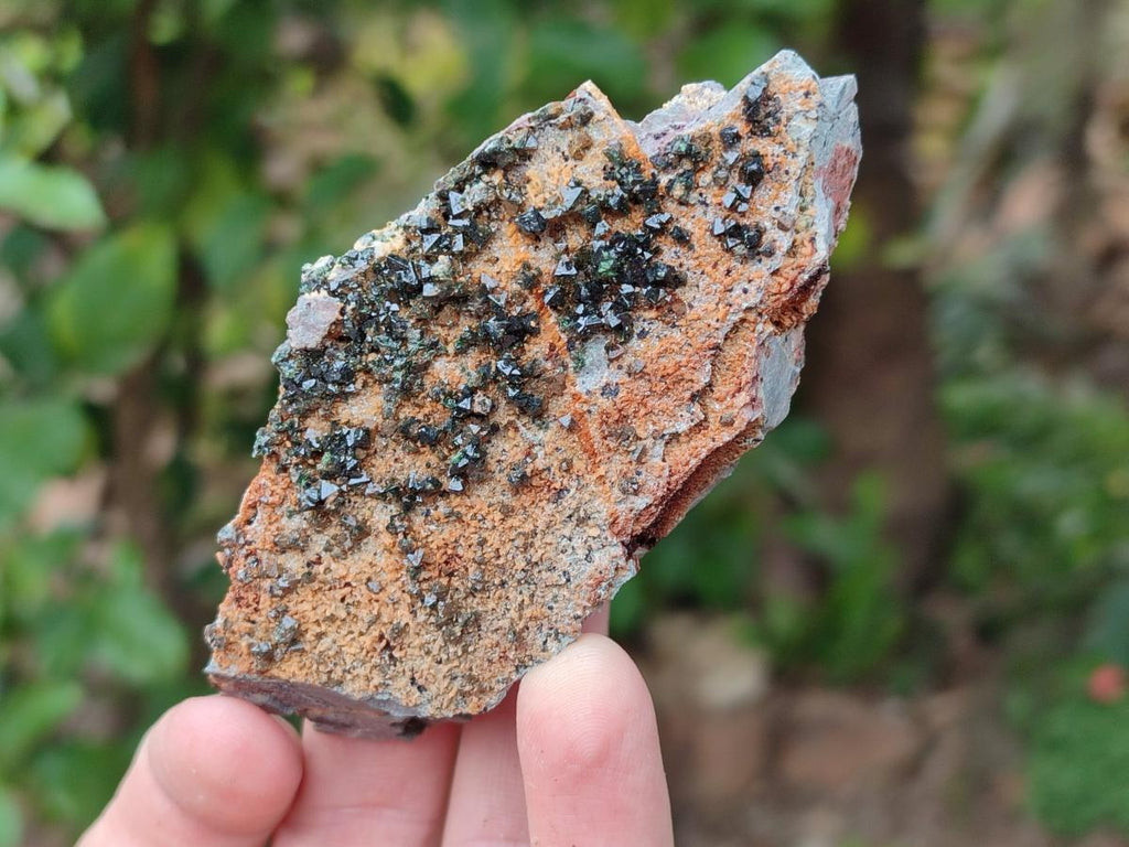 Natural Libethenite Crystals On Dolomite Matrix Specimens x 6 From Shituru, Congo - Toprock Gemstones and Minerals 