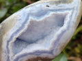 Polished Blue Lace Agate Free Forms x 6 From Nsanje, Malawi