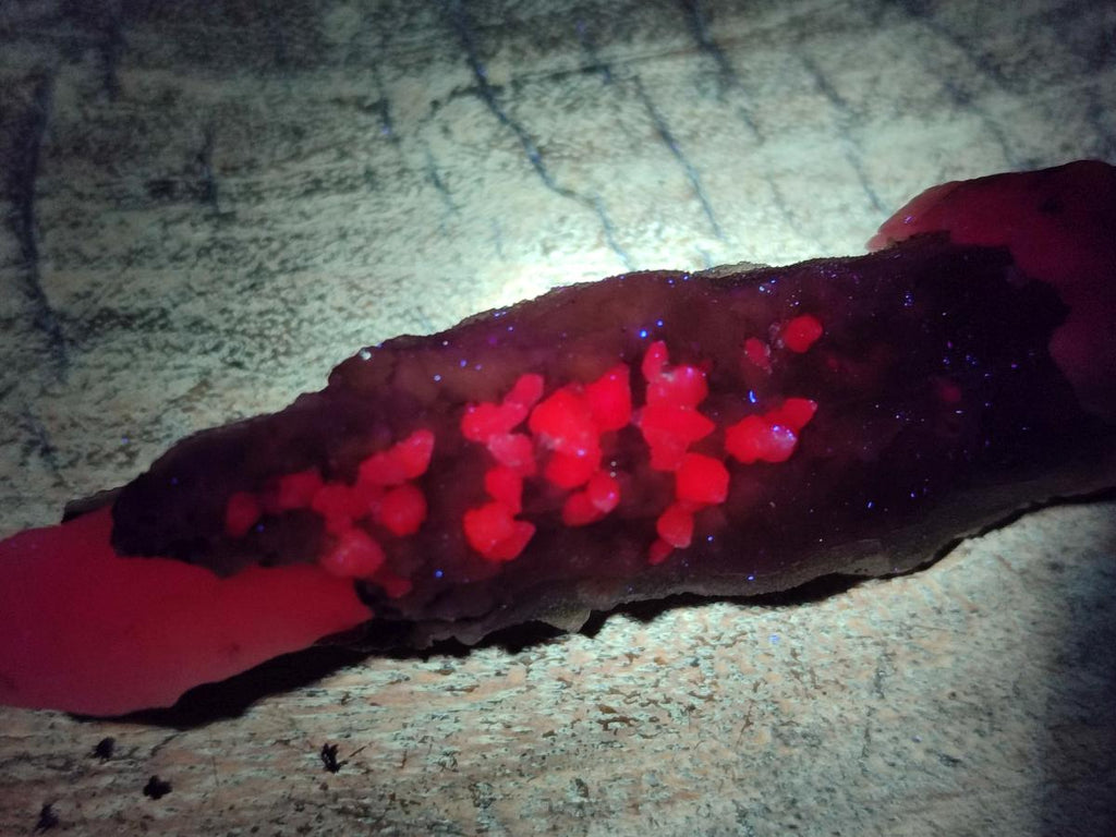 Natural Drusy Quartz Coated Spearhead Calcite Specimens x 12 From Albert's Mountain, Lesotho