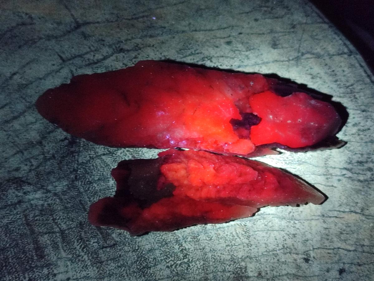 Natural Drusy Quartz Coated Spearhead Calcite Specimens x 12 From Albert's Mountain, Lesotho