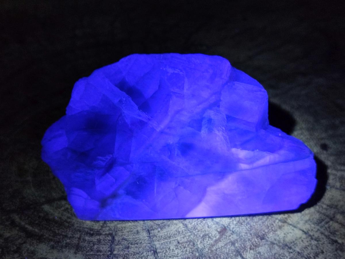 Polished On One Side Watermelon Fluorite Slices x 4 From Uis, Namibia