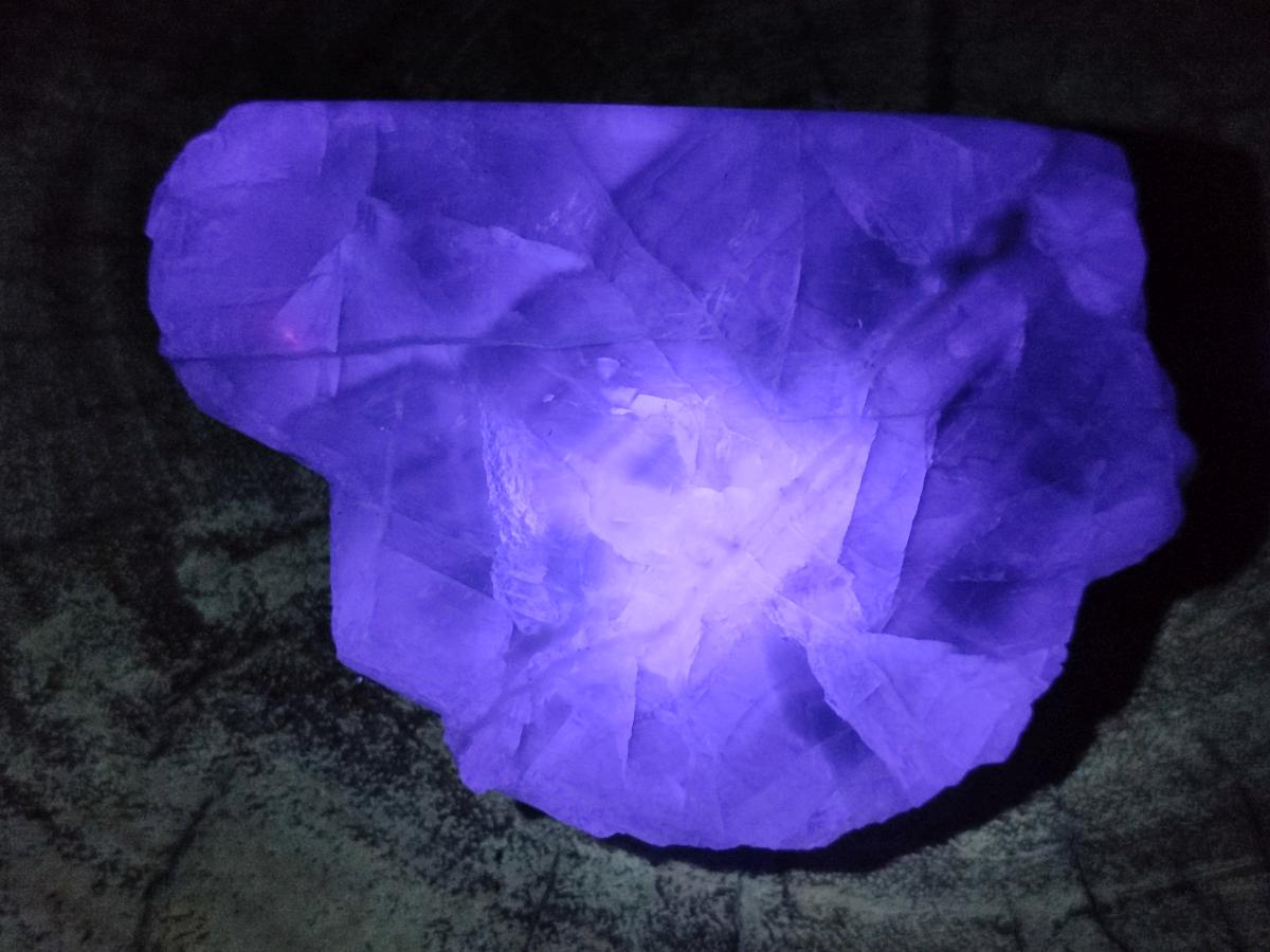 Polished On One Side Watermelon Fluorite Slices x 4 From Uis, Namibia