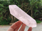 Polished Double Terminated Rose Quartz Crystals x 6 From Madagascar - Toprock Gemstones and Minerals 