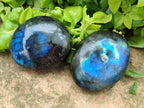 Polished Labradorite Galets x 12 From Tulear, Madagascar