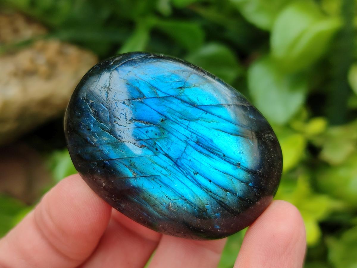 Polished Labradorite Galets x 12 From Tulear, Madagascar