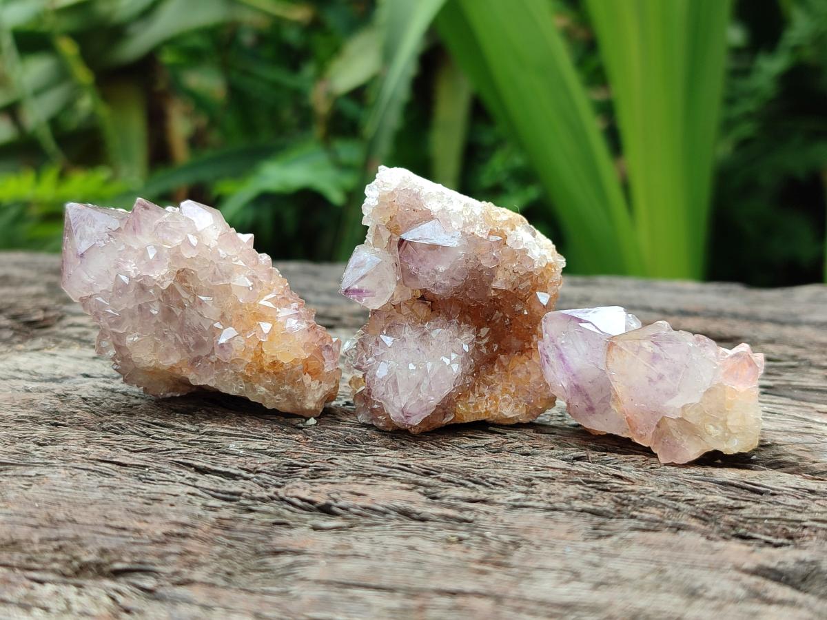 Natural Smokey Amethyst Spirit Crystals x 35 From Boekenhouthoek, South Africa