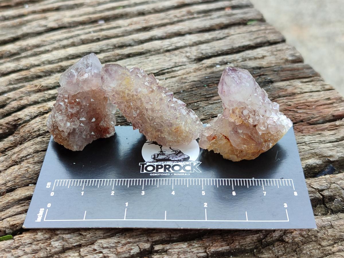 Natural Smokey Amethyst Spirit Crystals x 35 From Boekenhouthoek, South Africa