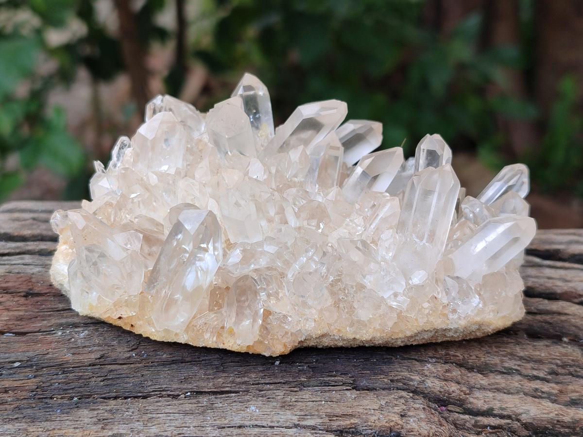 Natural Mixed Clear Quartz Crystals and Clusters x 4 From Madagascar