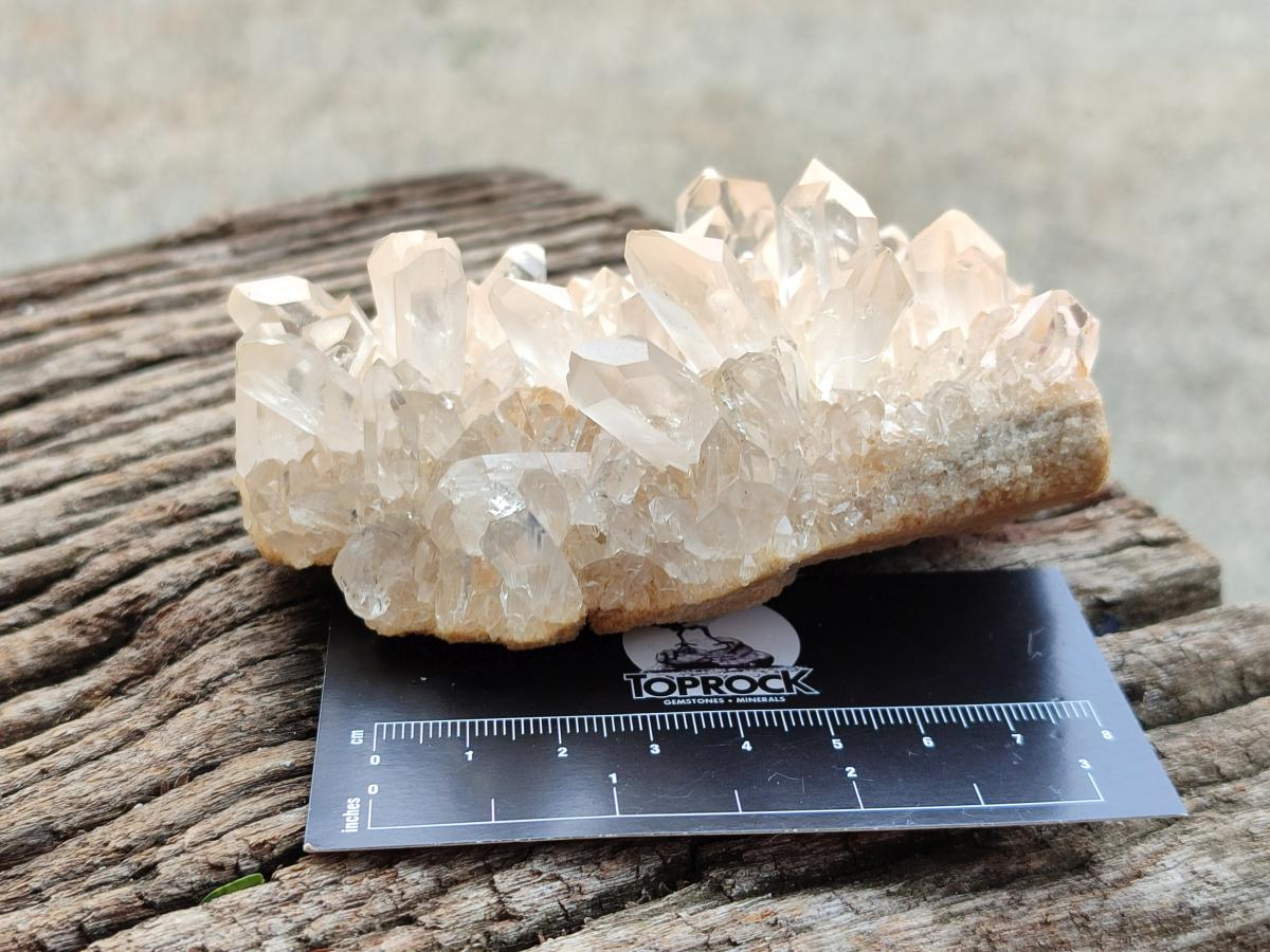 Natural Mixed Clear Quartz Crystals and Clusters x 4 From Madagascar