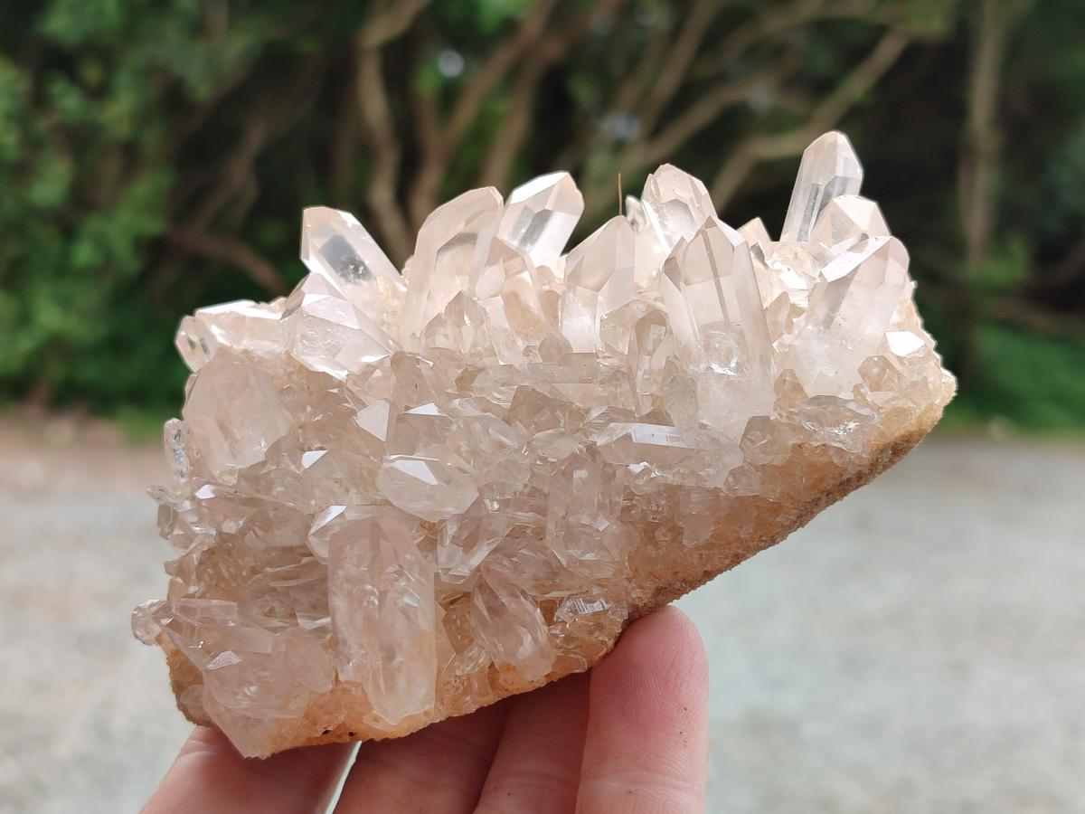 Natural Mixed Clear Quartz Crystals and Clusters x 4 From Madagascar