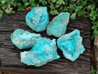 Natural Shattuckite and Chrysocolla Specimens x 5 From Koakoveld, Namibia - Toprock Gemstones and Minerals 