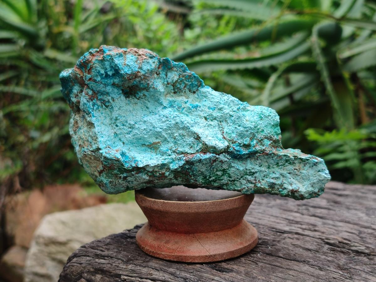 Natural Shattuckite and Chrysocolla Specimens x 5 From Koakoveld, Namibia - Toprock Gemstones and Minerals 