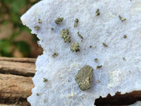 Natural Etched Blue Chalcedony Geodes x 6 From Nsanje, Malawi