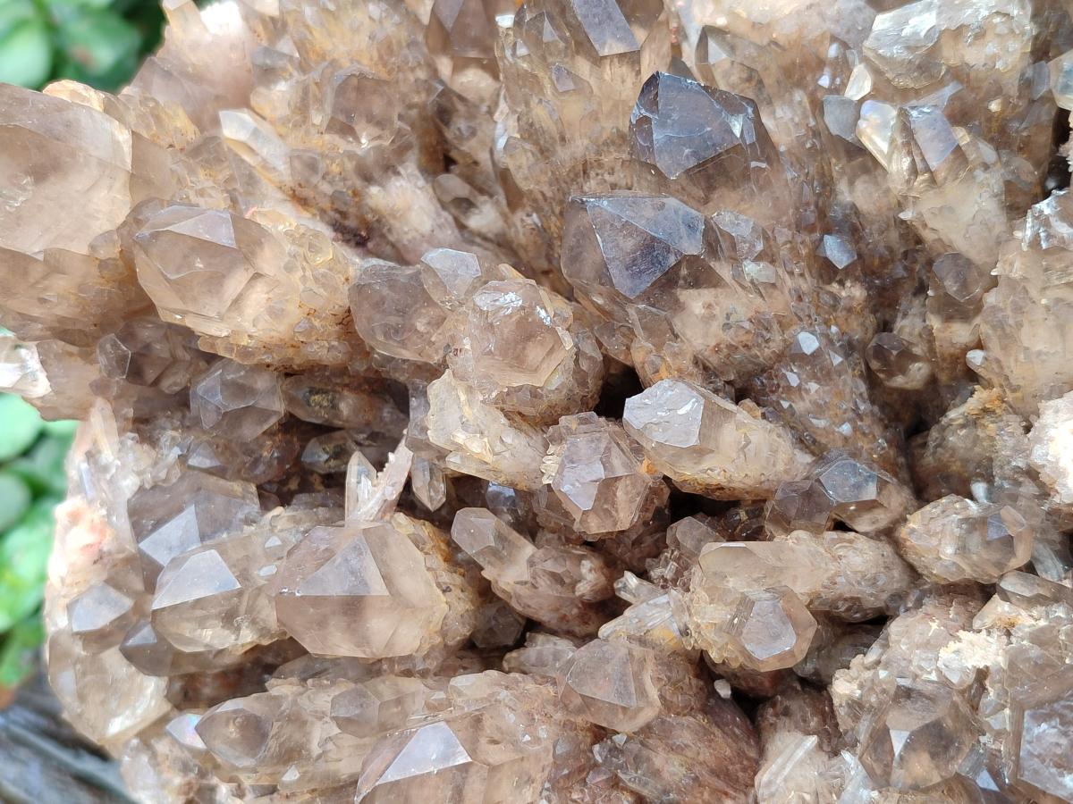 Natural XXL Cascading Smokey Citrine Quartz Cluster x 1 From Luena, Congo