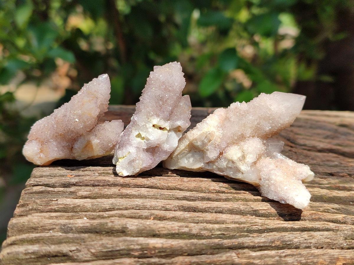 Natural Fairy Golden Limonite Spirit Quartz Crystals x 35 From Boekenhouthoek, South Africa