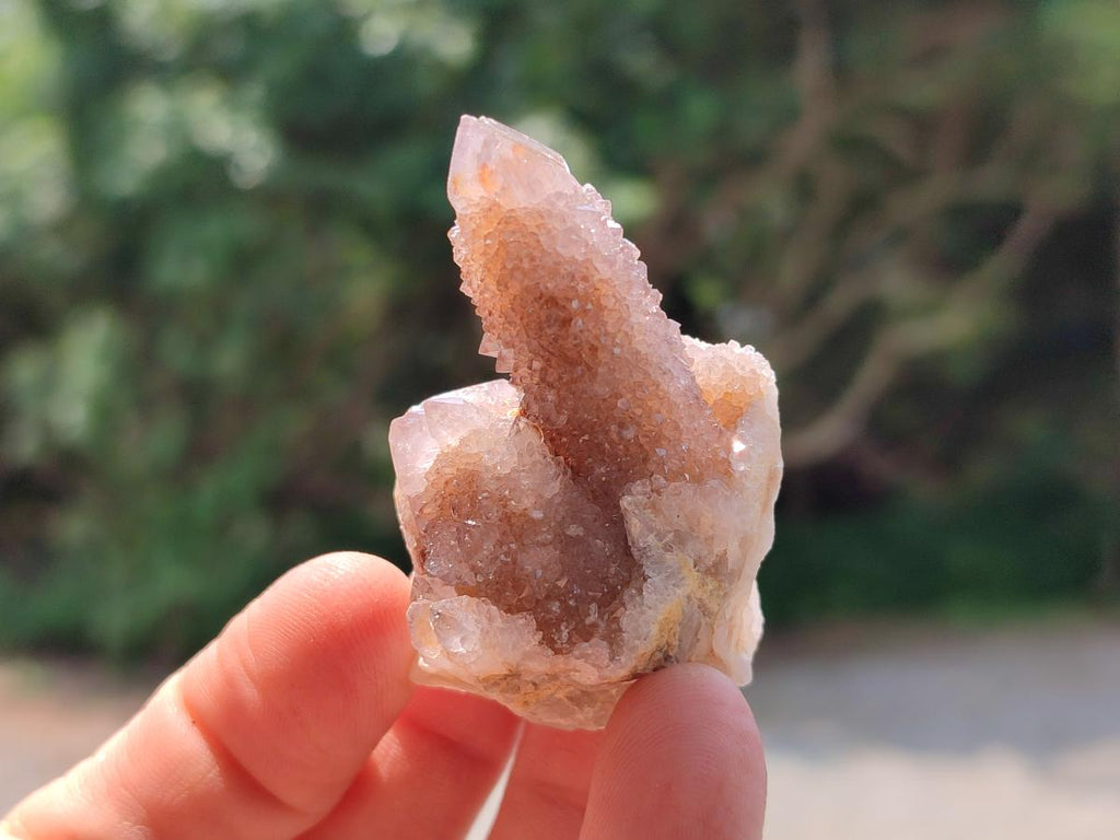 Natural Fairy Golden Limonite Spirit Quartz Crystals x 35 From Boekenhouthoek, South Africa