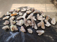 Natural Fairy Golden Limonite Spirit Quartz Crystals x 35 From Boekenhouthoek, South Africa