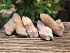 Natural Fairy Golden Limonite Spirit Quartz Crystals x 35 From Boekenhouthoek, South Africa