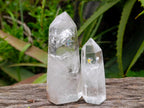 Polished Clear Quartz Crystals x 6 From Madagascar