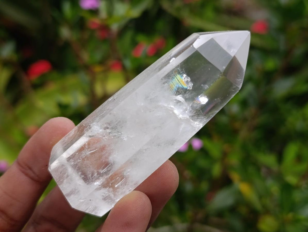 Polished Clear Quartz Crystals x 6 From Madagascar