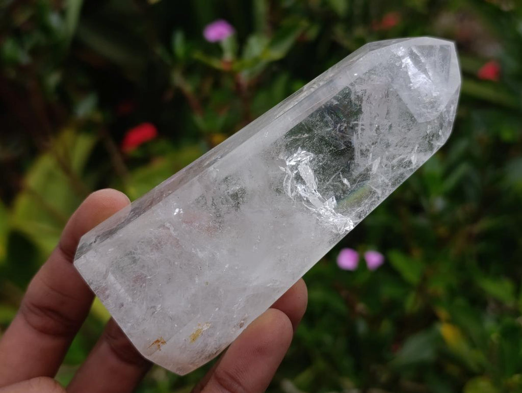 Polished Clear Quartz Crystals x 6 From Madagascar