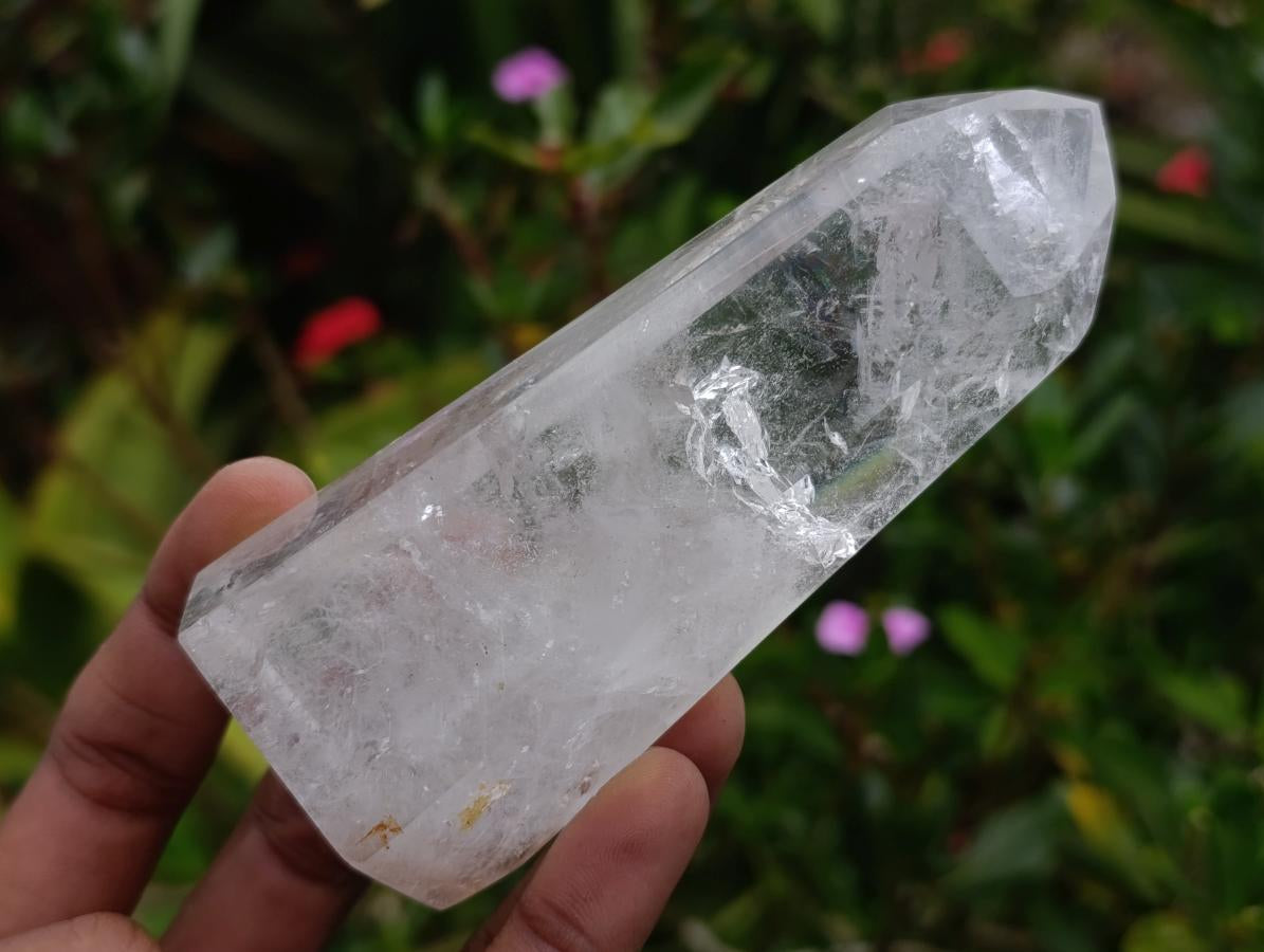 Polished Clear Quartz Crystals x 6 From Madagascar