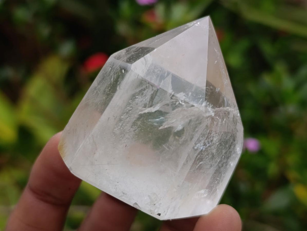 Polished Clear Quartz Crystals x 6 From Madagascar
