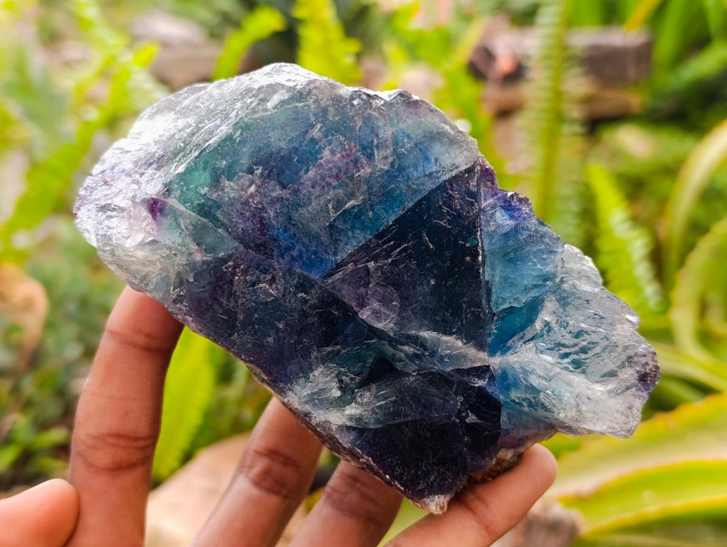 Natural Watermelon Fluorite Cobbed Specimens x 10 From Uis, Namibia