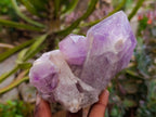 Natural Jacaranda Amethyst Crystal Clusters x 4 From Mumbwa, Zambia