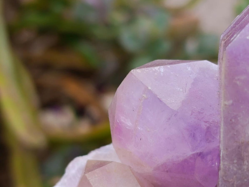 Natural Jacaranda Amethyst Crystal Clusters x 4 From Mumbwa, Zambia