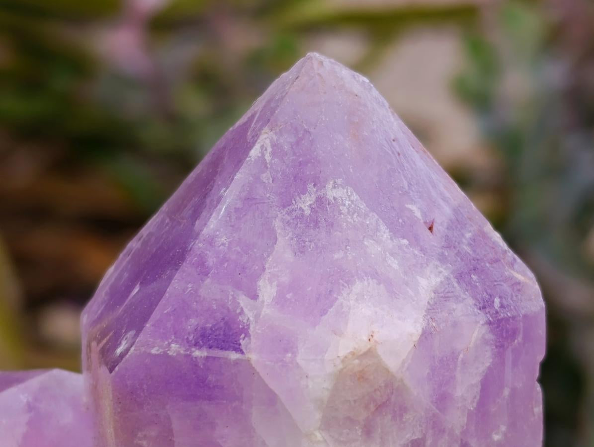 Natural Jacaranda Amethyst Crystal Clusters x 4 From Mumbwa, Zambia