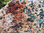 Natural Libethenite Crystals On Dolomite Matrix Specimens x 2 From Shituru, Congo - Toprock Gemstones and Minerals 